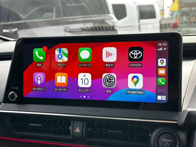 ディスプレイオーディオはスマートフォンと連携（Apple CarPlay）することで音楽アプリやナビなどのスマホアプリが車のディスプレイ上でお使いいただけます！！接続できるのはUSBCTypeのみです！