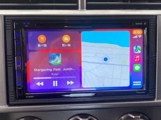 apple car play対応のオーディオで、スマートフォンと連動できるのが魅力！