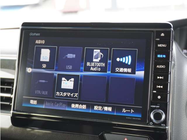 ホンダ純正Gathersナビ装備！（VXU-185NBi）TV・CD・DVD再生・Bluetooth対応！！