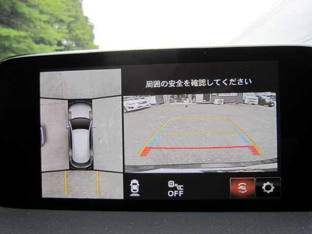 360カメラ（後方の見えにくい部分や駐車時にとっても便利です！車を大事にされる方には、必須アイテムです！）
