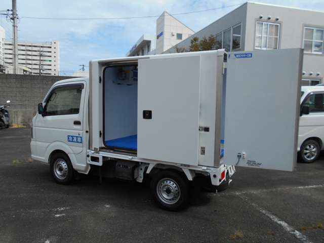 マツダ スクラムトラック 冷蔵冷凍車 -7℃設定 左サイドドア 京都府の詳細画像 その7