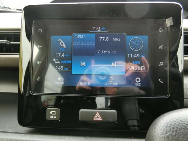 スズキ ワゴンR 660 ハイブリッド FX-S 全方位モニター付ディスプレイオーディオ 広島県の詳細画像 その8