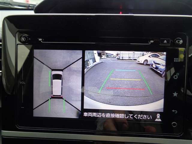 パノラミックビューモニタ付き。 バック時に車両周辺の映像を確認することで、安心して駐車することができます！