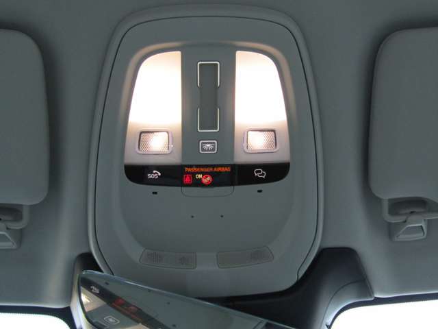 天井部分にOn Callボタン、SOSボタンを装備。ロードサービスが必要な場合や緊急時にはボタンを押すことでオペレーターに繋がります。