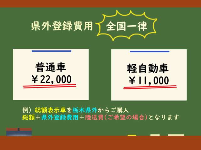 栃木県外からのご購入には掲載の総額以外にも別途費用がございます。詳しいお見積りはお気軽にお問い合わせくださいませ。