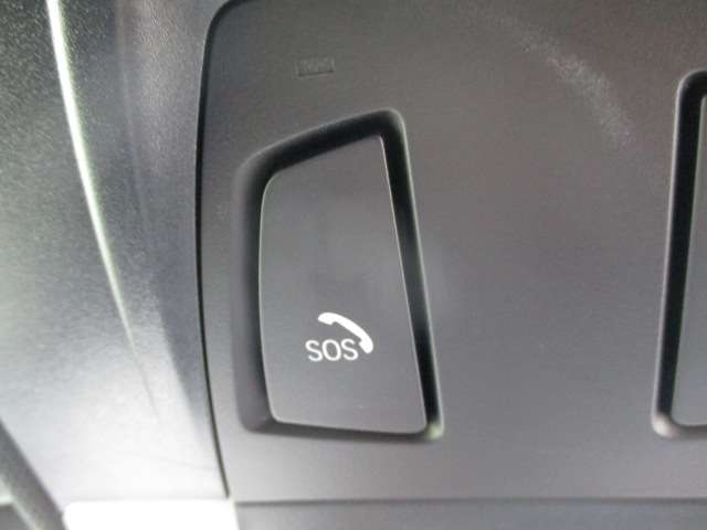 SOSコール装備です。緊急時は遠慮なく押してください。BMWメーカーエマージェンシーに直結致します。