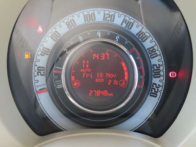 フィアット 500(チンクエチェント) ジャッラ 160台限定車 内蔵ナビ ETC キーレス 福岡県の詳細画像 その12