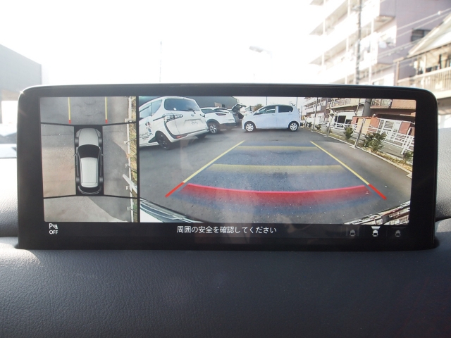 駐車時バックカメラでしっかりサポートしてくれます。