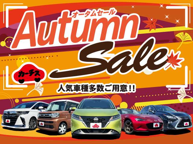 目玉車・お買い得車両ぞくぞく入荷中です。車探しから保証・メンテナンスまで徹底サポート♪任意保険もお任せ下さい♪詳しくはスタッフまで♪