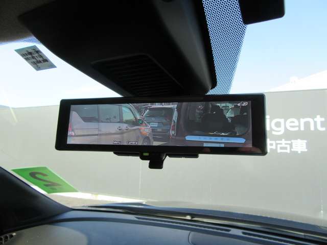 スマートルームミラー☆車体の後ろに取り付けたカメラで後方の様子を写し、その画像を提供します！