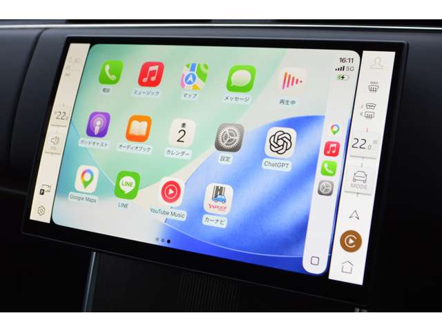 アップルカープレイ＆アンドロイドオートがワイヤレス使用可能が可能です。
