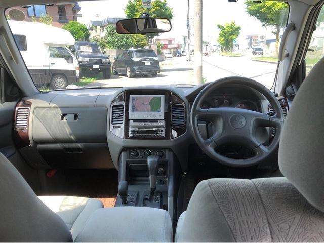 三菱 パジェロ ロング3.2DTエクシードI 4WD 寒冷地仕様 キーレス ナビ アルミ 北海道の詳細画像 その16