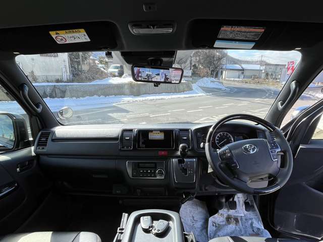 トヨタ ハイエースバン 2.8 スーパーGL ダークプライムII ロングボディ ディーゼルターボ 4WD スマートキー ETC シートカバー 長野県の詳細画像 その9