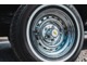 純正ラリーホイールタイプ、クロームメッキ１５インチラリーにホワイトリボンタイヤ４本、どちらも新品にて取付しました。