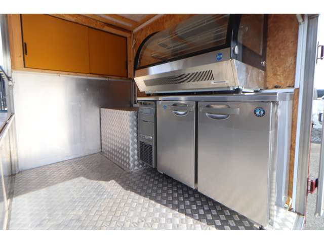 スズキ キャリイ 移動販売車 キッチンカー 2名 コールドテーブル 冷蔵ショーケース 佐賀県の詳細画像 その8