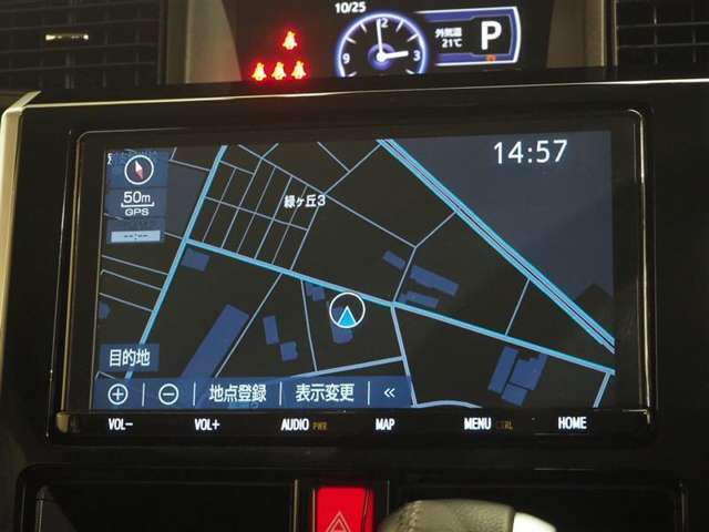 トヨタ純正９インチナビ ＣＤ・ＤＶＤ再生・Bluetooth接続可能
