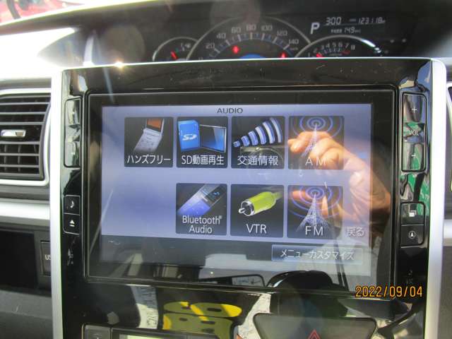 ダイハツ タント 660 カスタム X SA 4WD 左パワースライドドア SDナビ DVD 北海道の詳細画像 その20