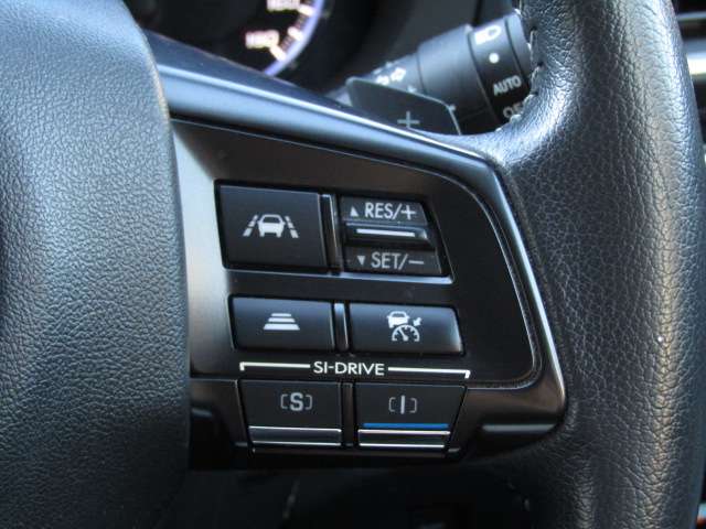【追従型クルーズコントロール】光学レーダーやビデオカメラを使って前車の動きをチェックして、車間距離を適切に保って一定のスピードをキープするシステム。代表例）アイサイト・レーダークルーズコントロール
