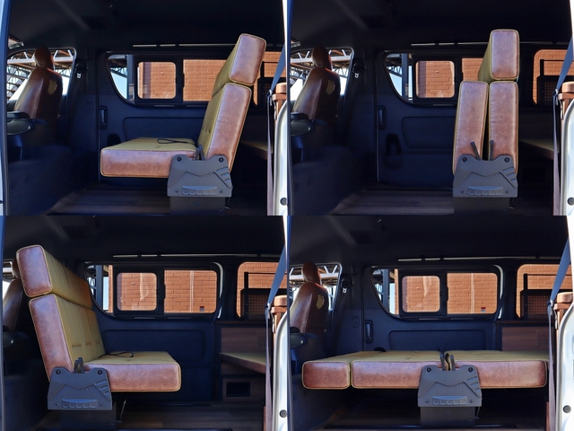 トヨタ ハイエースバン 2.7 スーパーGL ダークプライムII ワイド ミドルルーフ ロングボディ 4WD 内装架装 ベッド 神奈川県の詳細画像 その13
