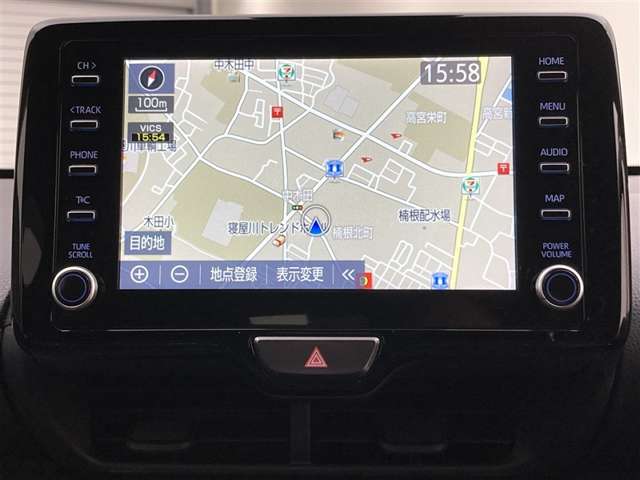 メモリーナビが付いています。初めて使用する方も安心して使えます♪フルセグ、ブルートゥース付きです。