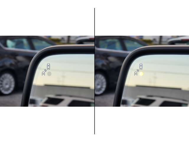 走行中、死角になりやすい隣車線後方の車をセンサーで感知し警告するＢＬＩＳ（ブラインドスポットインフォメーション）が装備されております。