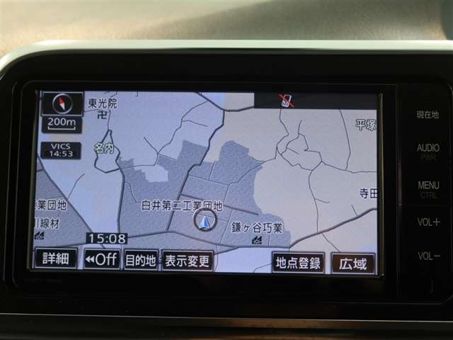 ナビゲーション付きで快適なドライブを。