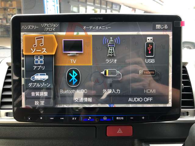 トヨタ ハイエースバン 2.0 スーパーGL ロング ALPINE11インチ 全方位 両側P 地デジ USB 福島県の詳細画像 その5