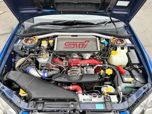 スバル インプレッサSTI 2.0 WRX 4WD アプライドE型 車高調 エアクリ&マフラ 大阪府の詳細画像 その17