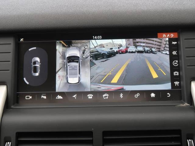 サラウンドカメラ（３６０°カメラ）『車載のカメラを駆使し、車を真上から見下ろしている映像に変換、センターディスプレイに表示させ、安全な駐車をサポート。縦列駐車や狭い場所への駐車に大きく役立ちます。』