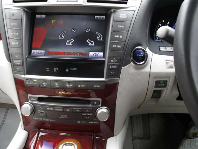 レクサス LSハイブリッド 600hL バージョンUZ 4WD サンルーフ 本革シート HDDナビTV 広島県の詳細画像 その8