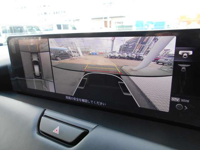目線が難しい領域を映像で表示、毎日の運転をサポート３６０度ビューモニター。