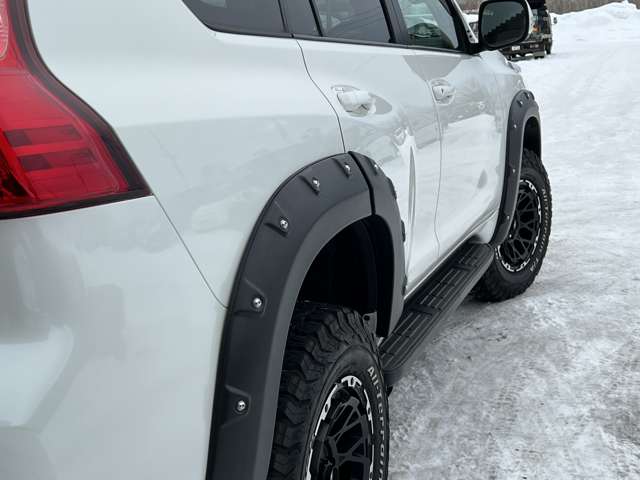トヨタ ランドクルーザープラド 2.8 TX ディーゼルターボ 4WD リフトアップ レイズ新品ホイル 寒冷地 北海道の詳細画像 その17