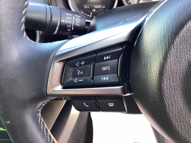 ステアリングには、運転しながら手元でオーディオ操作が可能なオーディオコントロールスイッチを装備。また音声認識も対応しておりオーディオ、電話、ナビゲーションの一部操作を音声認識で行うことが出来ます。