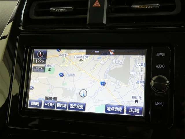 フルセグＴＶ対応７インチナビ。Ｂｌｕｅｔｏｏｔｈにも対応していますので貴方のドライブをしっかりサポートします。