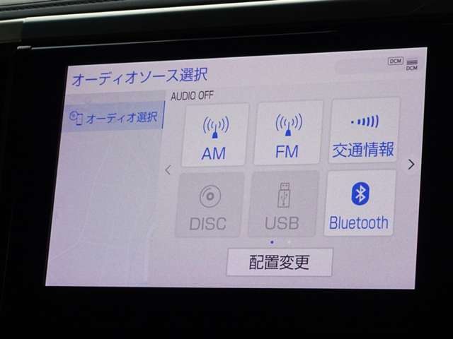 CD・ＤＶＤ（再生機能）・ブルートゥース等を使用することができます。