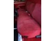 Scarlet Red Clothのベンチシートの運転席側です。シートフォームのヘタリやシートクロスのほつれなどはありません。