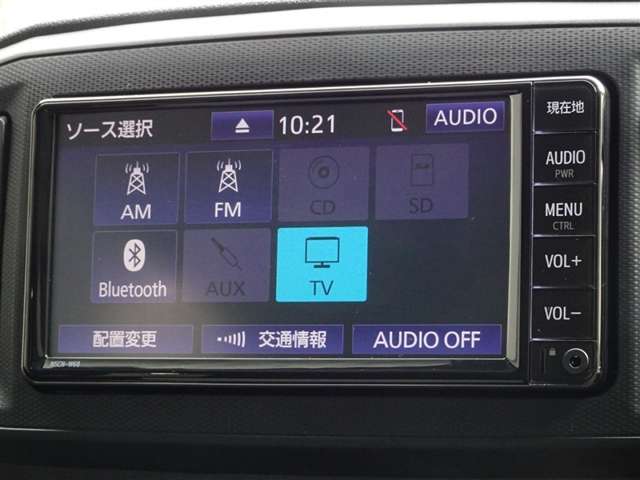 CD・ブルートゥースを使用することができます。