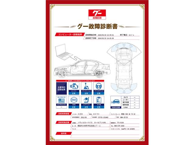 スズキ スイフト 1.2 RS CDオーディオ/ETC/スマートキー 徳島県の詳細画像 その2