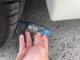 【タイヤ溝チェック】アイエスオートではお客様に安心安全をお届けするために、専用の機械でタイヤの溝をチェックしています！