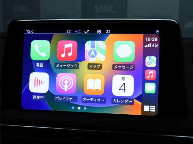 ■8インチ純正タッチパネルスクリーン ■Apple CarPlay・Android Auto対応 ■USB入力端子 ■Bluetooth