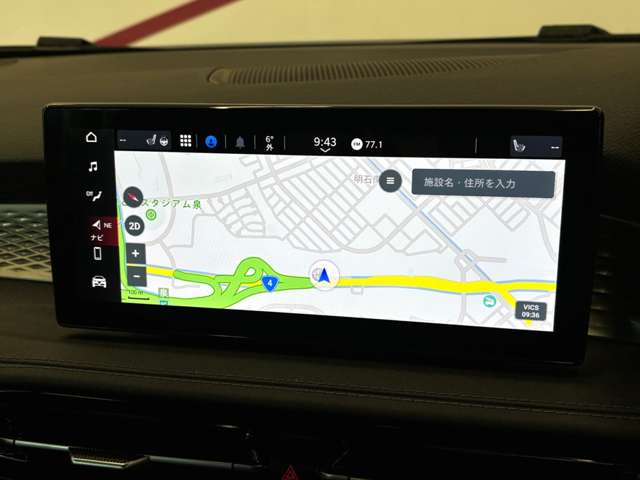 AppleCarPlay/AndroidAuto対応ですので、グーグルマップなどを映してナビゲーションすることが可能です！