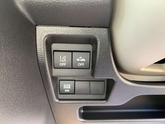 スズキセーフティサポートのスイッチ類は運転席左側の足元にあります♪