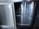 オーブン下、フクシマガリレイ スライド扉冷蔵庫 幅1200mm 奥行600mm LCC-120RM2-Sが搭載されております。冷蔵239Lになります。家庭用１００Ｖで使用可能です！