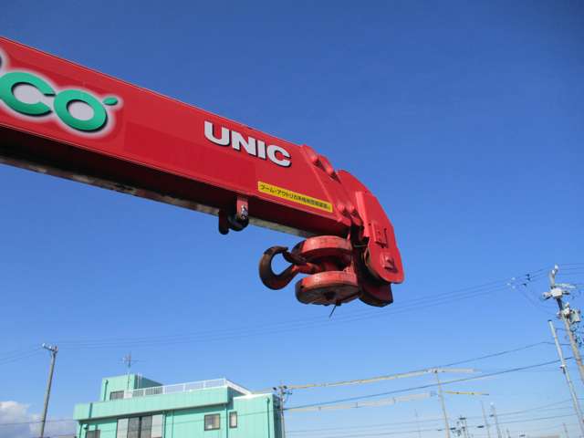 ユニック3段クレーン（URU343N)　2.93ｔ吊　ラジコン付き