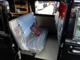 リアシートもキャンピングキットを載せたまま使用可能です！寝具マットは座席に添わせるようにスペースにきっちり入りますので邪魔になりません！※写真に写る小物は付属しません。