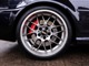 タイヤホイールはBBS　RS-GT　１９インチです。当時物ではかなりハイレベルな軽量化された鍛造ホイール、ブラックエンブレムセンターキャップも拘り！タイヤサイズ225/40ZR19　255/35ZR19の組み合わせ！