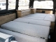 シートアレンジWood Villageをフルフラットにすることによって、広々とした後席スペース全体が車中泊対応のベッドルームになります。