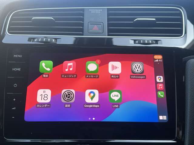 【App-Connect搭載】Mirror Link、Apple Car Play、Android Autoに対応。対応するアプリをナビ画面で閲覧、操作できます。
