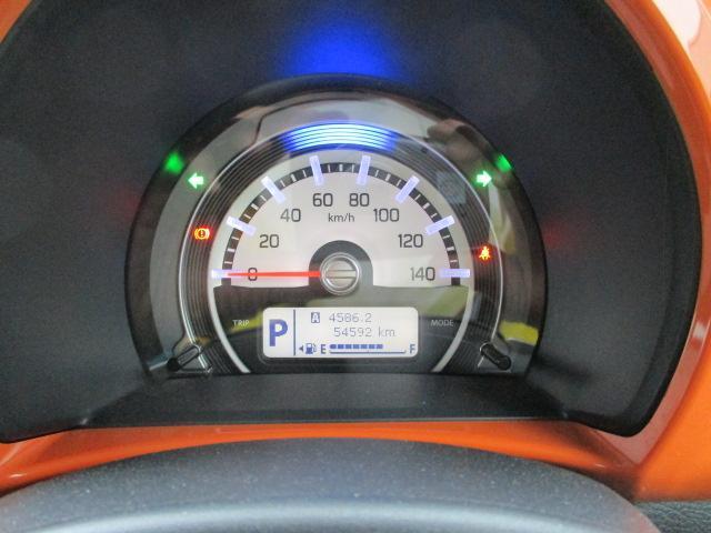 燃費計付スピードメーターです。ほかにも便利な表示がありますよ。（＾＾ゞ