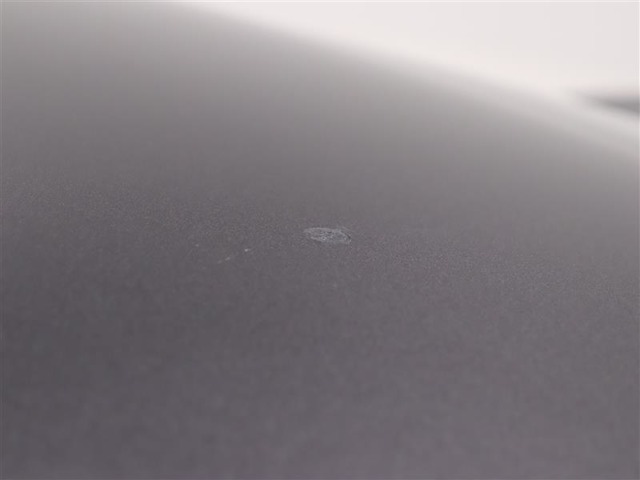 ルーフパネルの運転席の上あたりに、１センチ程度のタッチアップペイント跡あり。ほかにも洗車傷のような薄い線キズもあります。
